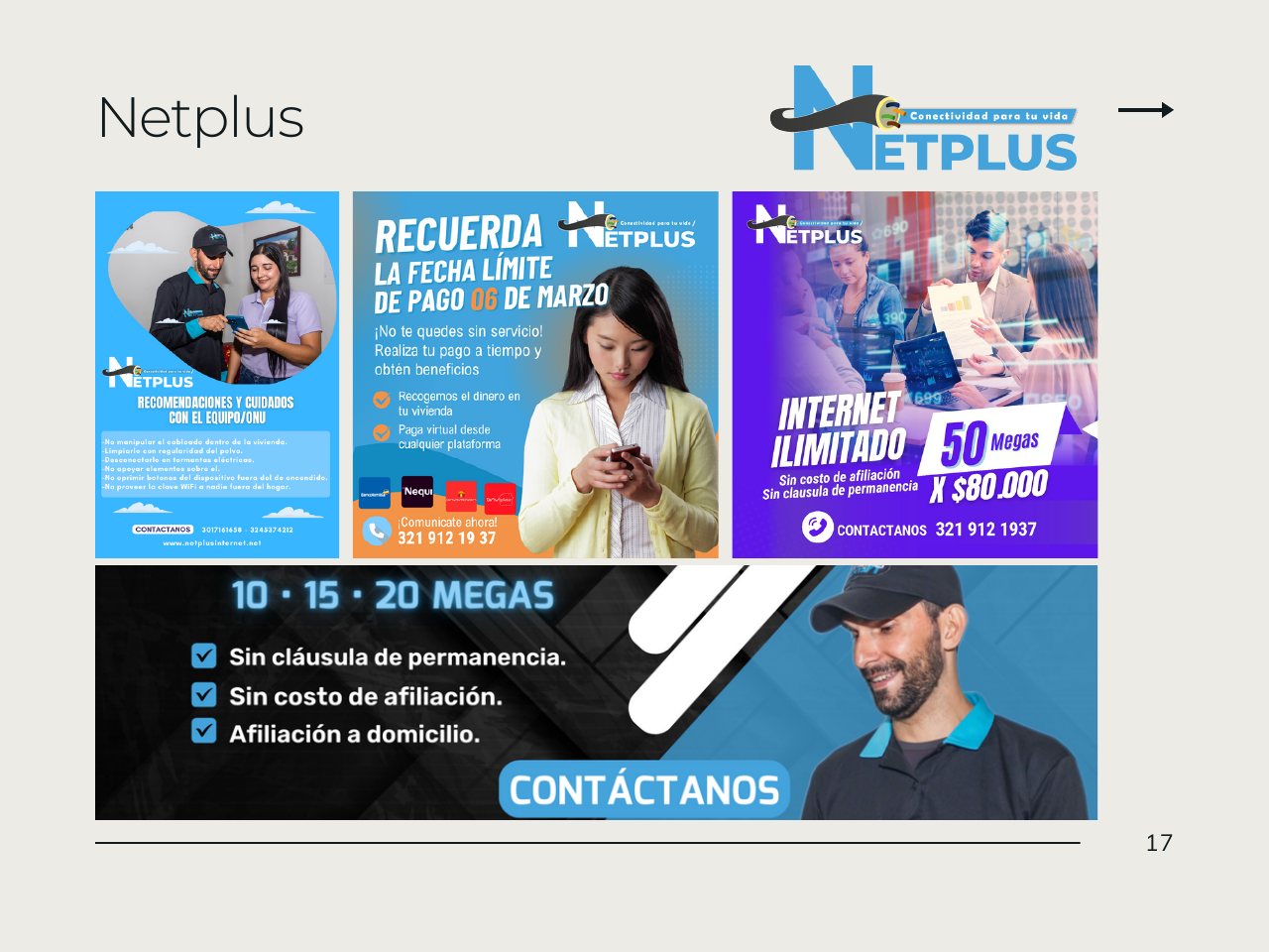 Caso de portafolio Netplus